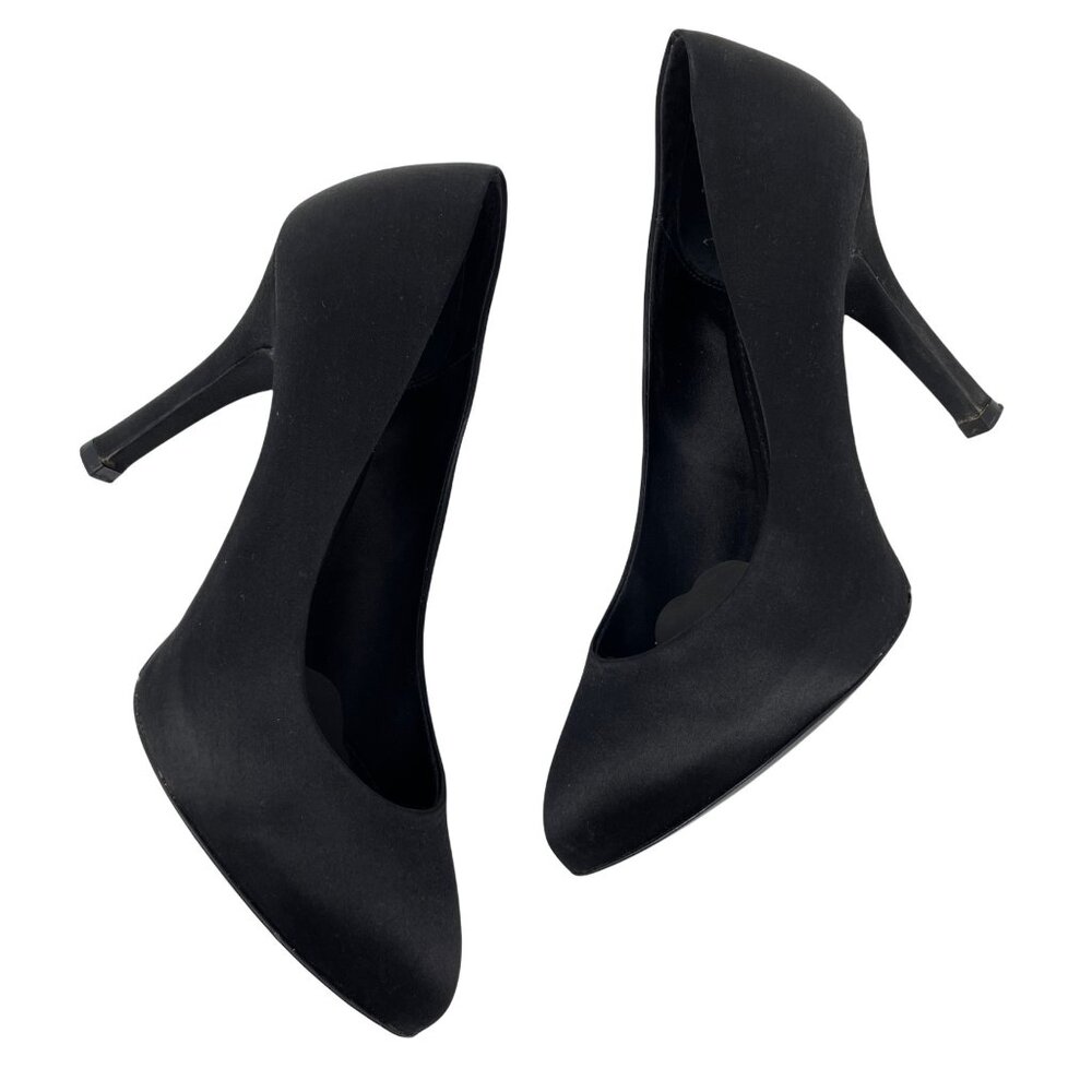 Dolce & Gabbana Classic Black Stilettos - satin, women’s 7